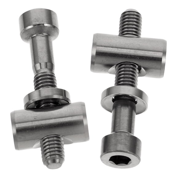 ELAYARD 2-Pack Titanium Alloy Seatpost Bolts Lightweight Strong Locking Fixing Screws