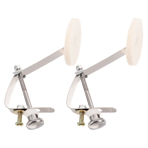 ELAYARD 2Pcs Snare Drum Tone Control Pads Multi Alloy Felt Drum Accessories for Drummers