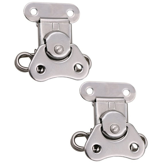 ELAYARD 2Pcs Spring Toggle Lock Buckle Closure Lock 304 Stainless Steel for Tool Box