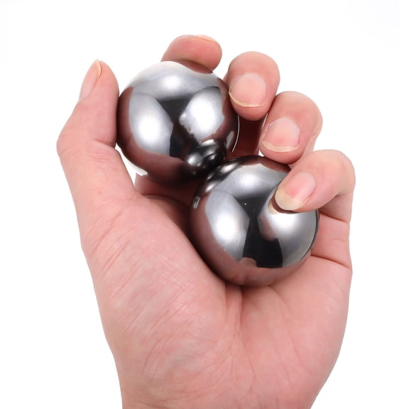 ELAYARD 2Pcs Stainless Steel Hand Rolling Balls for Hand Fitness and Relaxation Therapy