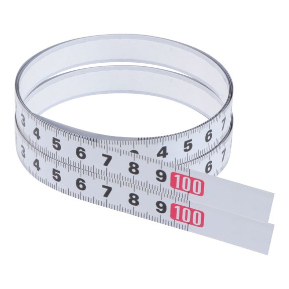 ELAYARD 2Pcs Steel Miter Tape with Wear Resistant Metric Scale for Table Saw and Router