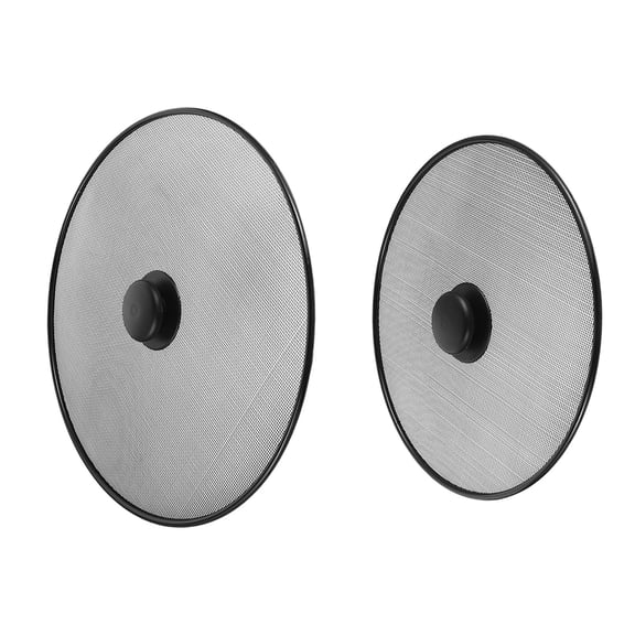 ELAYARD 2Pcs Cooking Splatter Screen with Stainless Steel Mesh for Kitchen Use