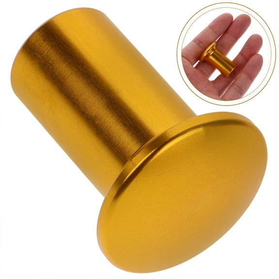 ELAYARD 2Pcs Universal Car Handbrake Button Covers Aluminum Alloy Drift Cap for Vehicle Interior