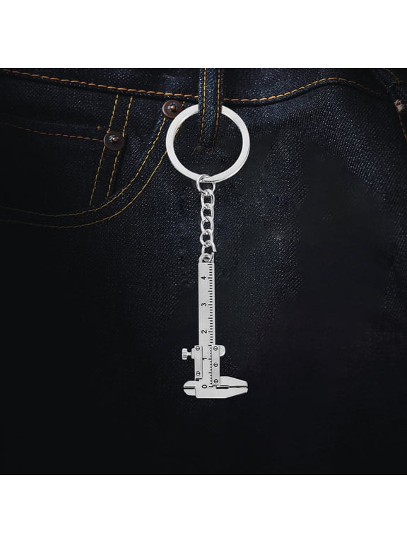 2-Pack Compact Multi-Tool Key with Stylish Caliper Keychain for Convenient Key Organization