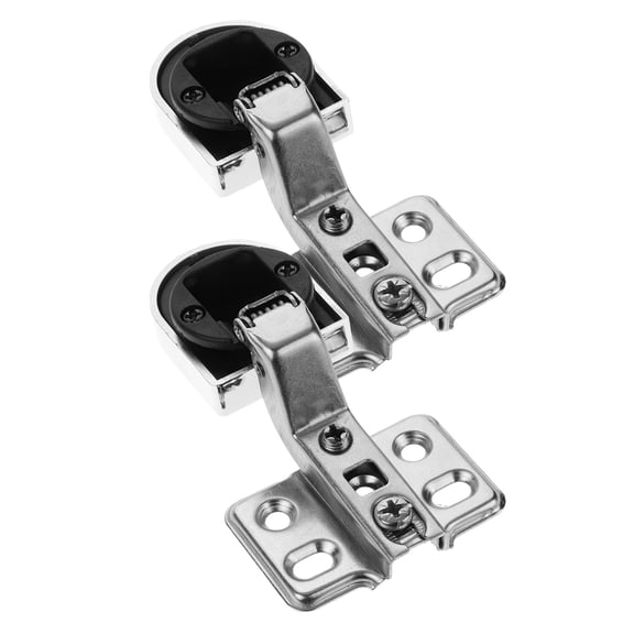 ELAYARD 2-Pack Plastic Cupboard Door Hinges in Assorted Colors for Versatile Use in Home and Office