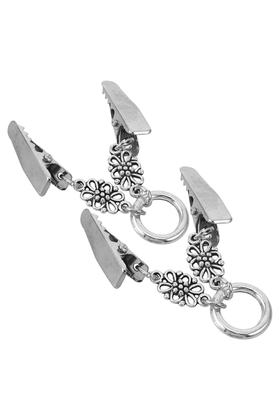 2-Pack Vintage Sweater Clips for Women, Comfortable Fit Grip, Perfect for Office, Parties, and Everyday Wear