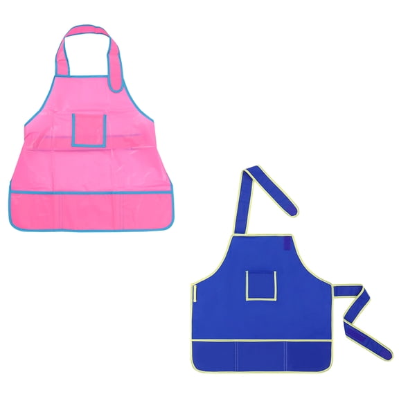ELAYARD Art Craft Drawing Apron Pink 2Pcs