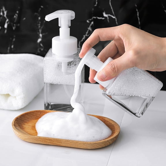 ELAYARD 2Pcs Portable White Pump Dispenser Bottles for Leakproof Cosmetic Storage Solutions