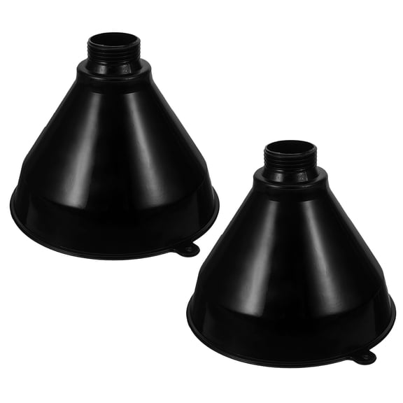 ELAYARD 2Pcs Wide Mouth Plastic Funnels Multipurpose Funnel for Automotive Oil and Kitchen Bottles