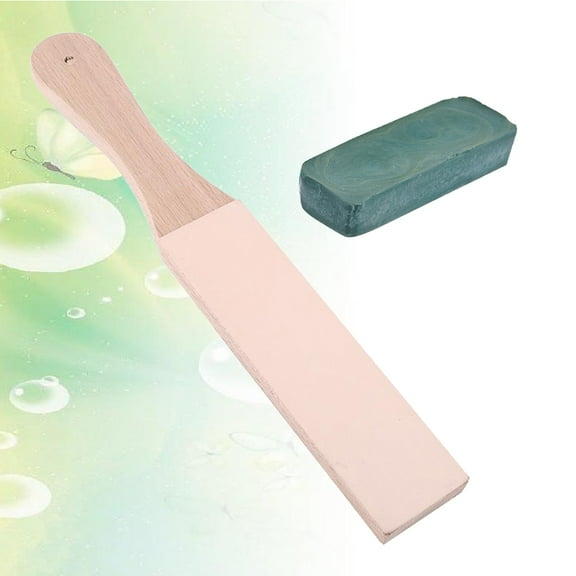 ELAYARD Stropping Machines Sharpening Board Beige Pu 2pcs