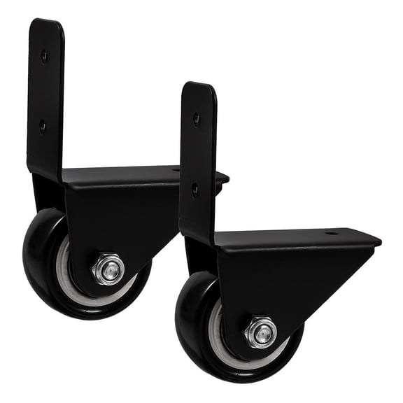 ELAYARD 2Pcs Workbench Caster Wheels Heavy Duty with Quiet Movement and Robust Stainless Steel Construction