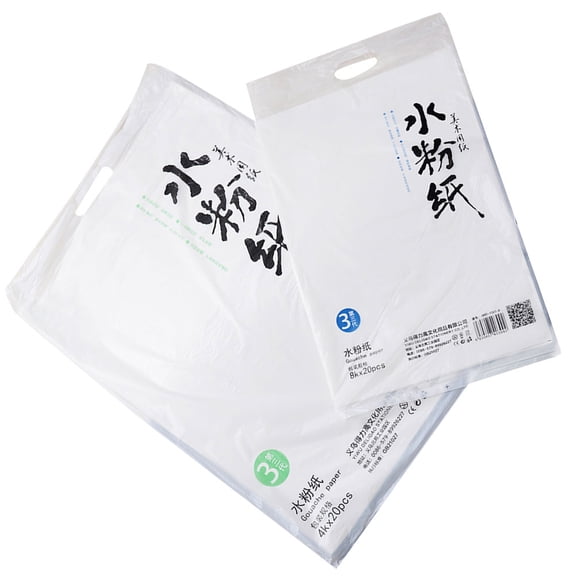 ELAYARD Gouache Paper Art White Paper for Painting with Strong Absorbency 2Sets