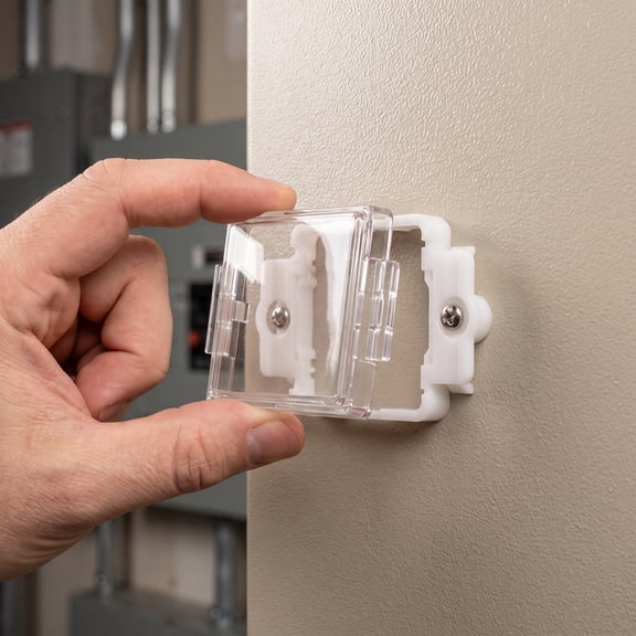 ELAYARD 2-Pack Panel Mount Brackets with Protective Covers for Pressure Compatible with Digital Pressure Gauge Panels