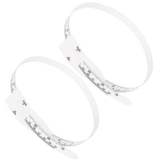 ELAYARD 2-Pack Arm Circumference Measuring Tape Ruler, Polypropylene Body Measurement Tool