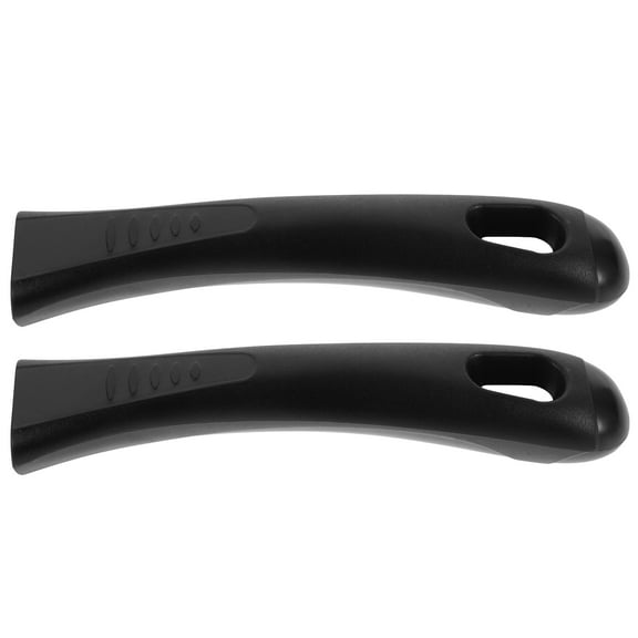 ELAYARD Universal Frying Pan Handle Music Box Knob Handle Black Plastic 2Pcs