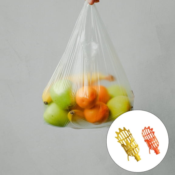ELAYARD 2pcs Citrus Picker Fruit Picking Tool Sturdy PP Yellow for Home