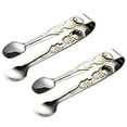 thumbnail image 1 of ELAYARD Set of 2 Stainless Steel Kitchen Tongs, Lightweight Metal with Easy Grip, Ideal for Cooking, Grilling, and Barbecue Use, 1 of 8