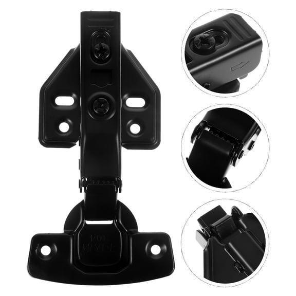 ELAYARD 2pcs Kitchen Cabinets Hinges Stainless Steel Full Overlay for DIY Enthusiasts