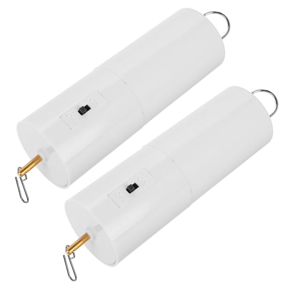 ELAYARD Battery Operated Wind Chime Motor White Plastic for Garden Windmill 2Pcs