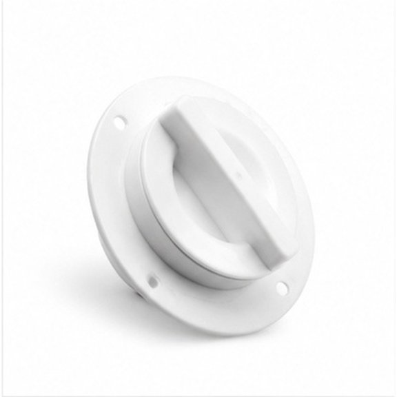 ELAYARD 2pcs Marine Boat Drain Plug Outlet Valve Plastic Scupper Fitting