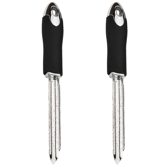 ELAYARD 2-Pack Stainless Steel Pepper Core Removers with Ergonomic Handles, Kitchen Tool for Chili and Vegetable Preparation