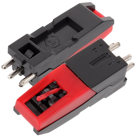 ELAYARD Replacement Stylus Turntable Stylus Abs Black 2Pcs