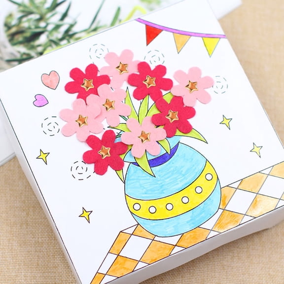 ELAYARD 300Pcs Craft Brads Two Legged Iron Nails for Handmade Decoration Projects