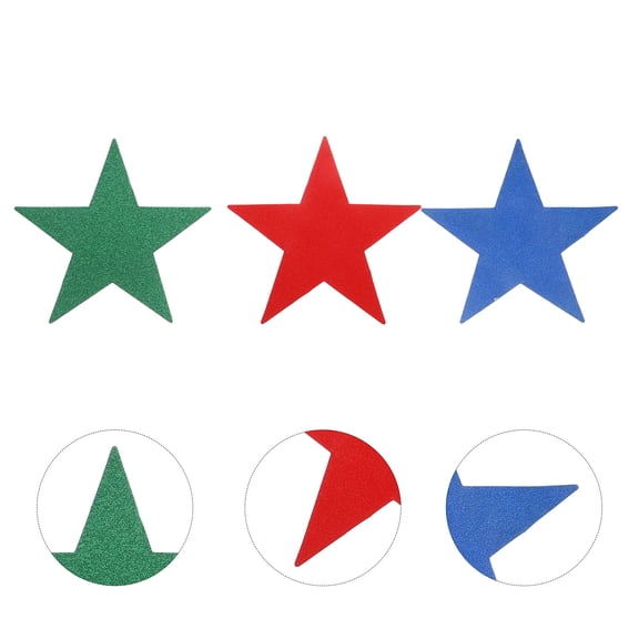 ELAYARD Kids Diy Material Paper Cutout Green 30Pcs Classroom Decor