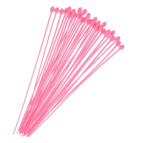 ELAYARD 30Pcs Hair Roller Picks Sturdy Curler Clips for Salon Use Pink Plastic