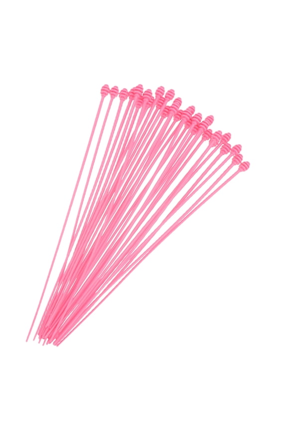 30Pcs Hair Roller Picks Sturdy Curler Clips for Salon Use Pink Plastic