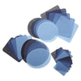 thumbnail image 1 of ELAYARD 30pcs Assorted Color Cloth Stickers Patches for Clothing Denim Repair Handmade Tear Fix Craft Projects, 1 of 8