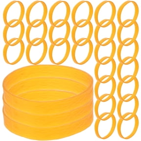 ELAYARD 30-Pack Orange Portable Snowboard Fixing Straps with Rubber Bands for Secure Grip Ski Board Accessories