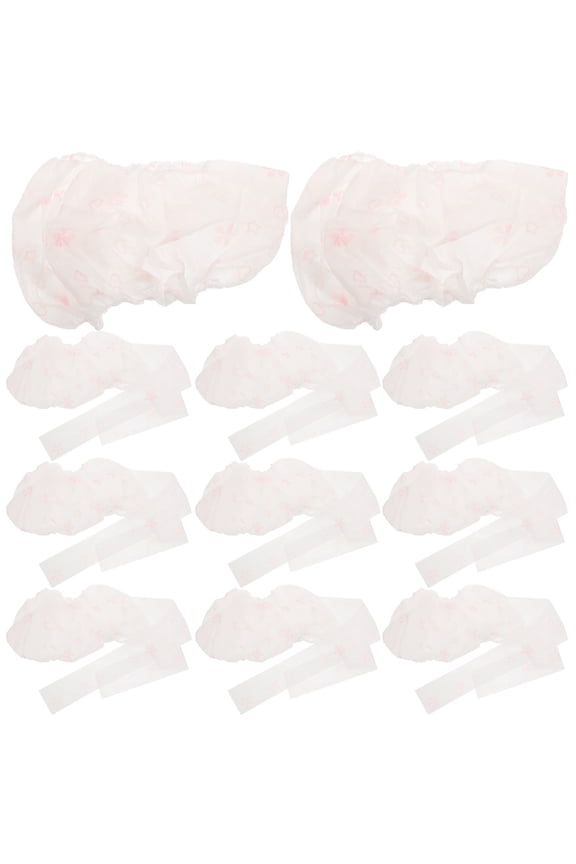 30pcs Women Disposable Bras for Travel Sauna Use in White