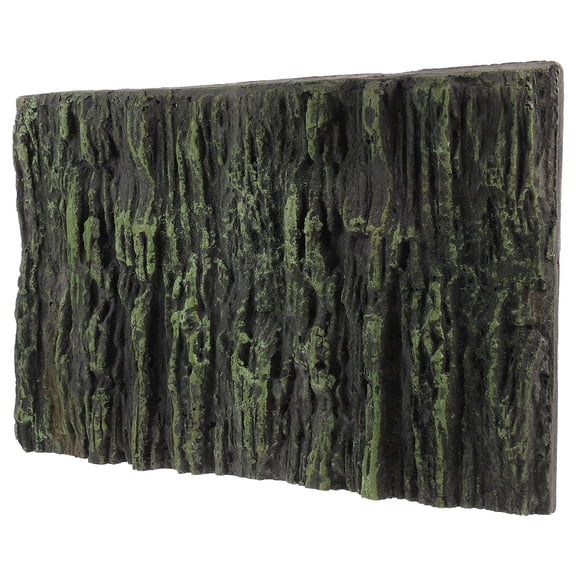 ELAYARD Dark Brown 3D Terrarium Background Cling PU Material for Reptile and Fish Tanks