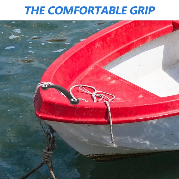 ELAYARD Set of 3 Black Plastic Boat Pull Handles with Easy Quick Installation for Kayak, Canoe, and Small Watercraft