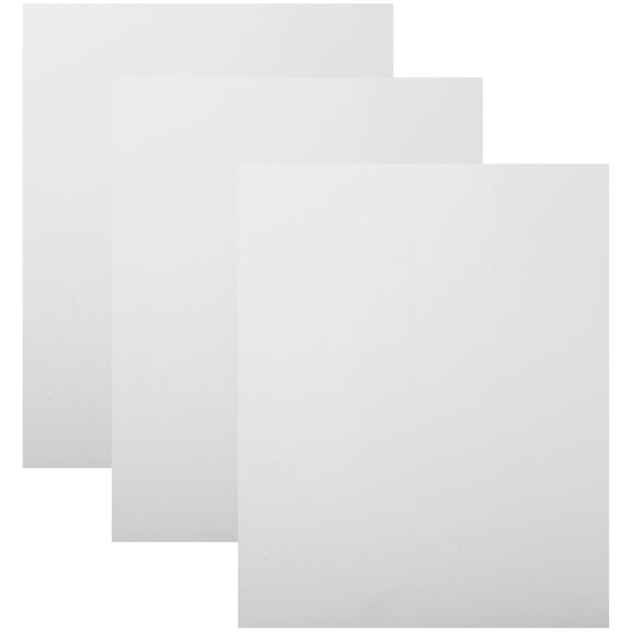ELAYARD 3-Pack White Aluminum Sublimation Sheets for Metal Signs, Crafts, and Custom Sublimation Projects