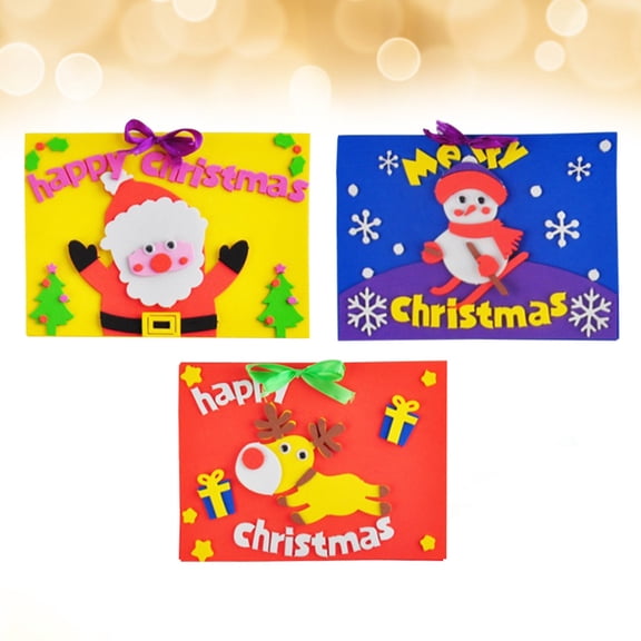 ELAYARD Crafting Accessories Kit Assorted Color Ideal for DIY Christmas Cards and Greetings 3Pcs