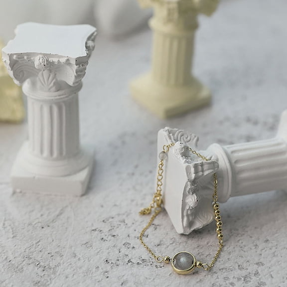 ELAYARD 3Pcs Decorative Column Resin Mini Pillars for Photography Props in Classic Retro