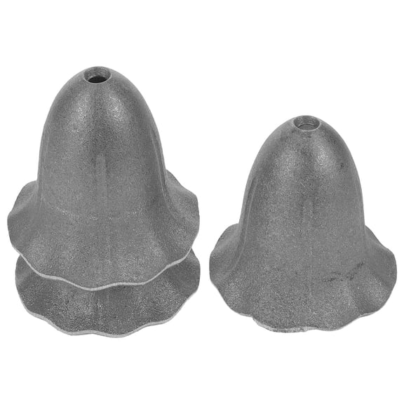 ELAYARD 3Pcs Easy Install Cast Iron Wall Mounted Dinner Bells for Rustic Outdoor Decor