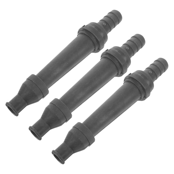 ELAYARD 3Pcs Extinguisher Discharge Nozzle Black and Pe for Fire Extinguisher Use