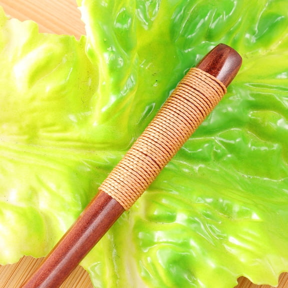 ELAYARD 3Pcs Japanese Style Wood Fork Four Teeth Eco Friendly Tableware Assorted Color