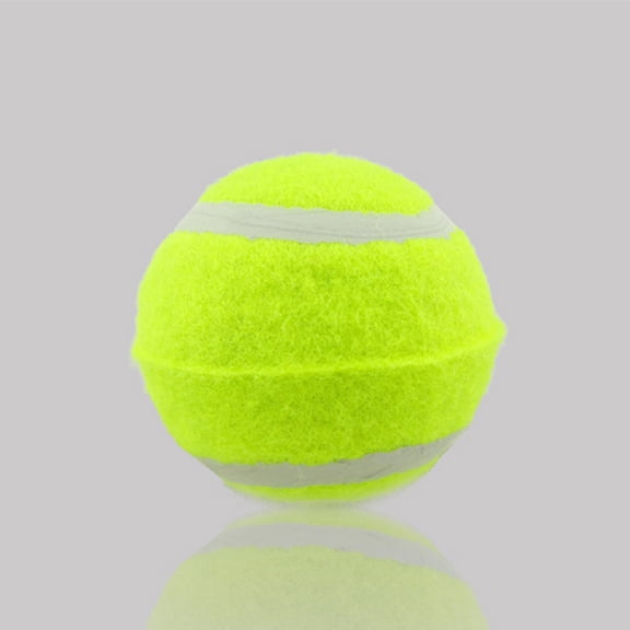 ELAYARD 3Pcs Tennis Balls Light Yellow for Training Made with Elastic Seams and Natural Rubber