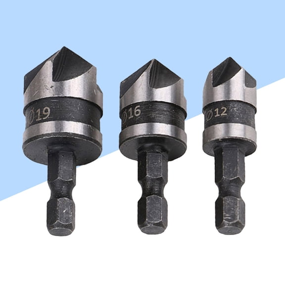 ELAYARD Wood Working Tool Deburring Bit 3Pcs