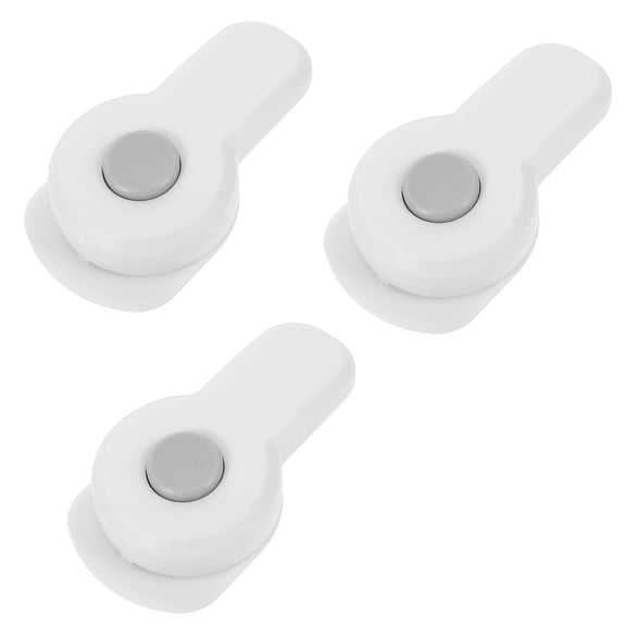 ELAYARD 3pcs Childproof Cabinet Locks Plastic White for Home Safety