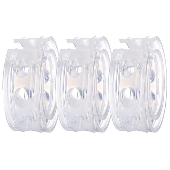 ELAYARD Automotive Shock Absorber Buffer Transparent Rubber Sturdy and Easy Installation Visibility