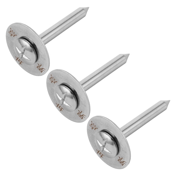 ELAYARD 3Sets Stainless Steel Nail Survey Markers for Ground Accurate Center Point Property Line Markers