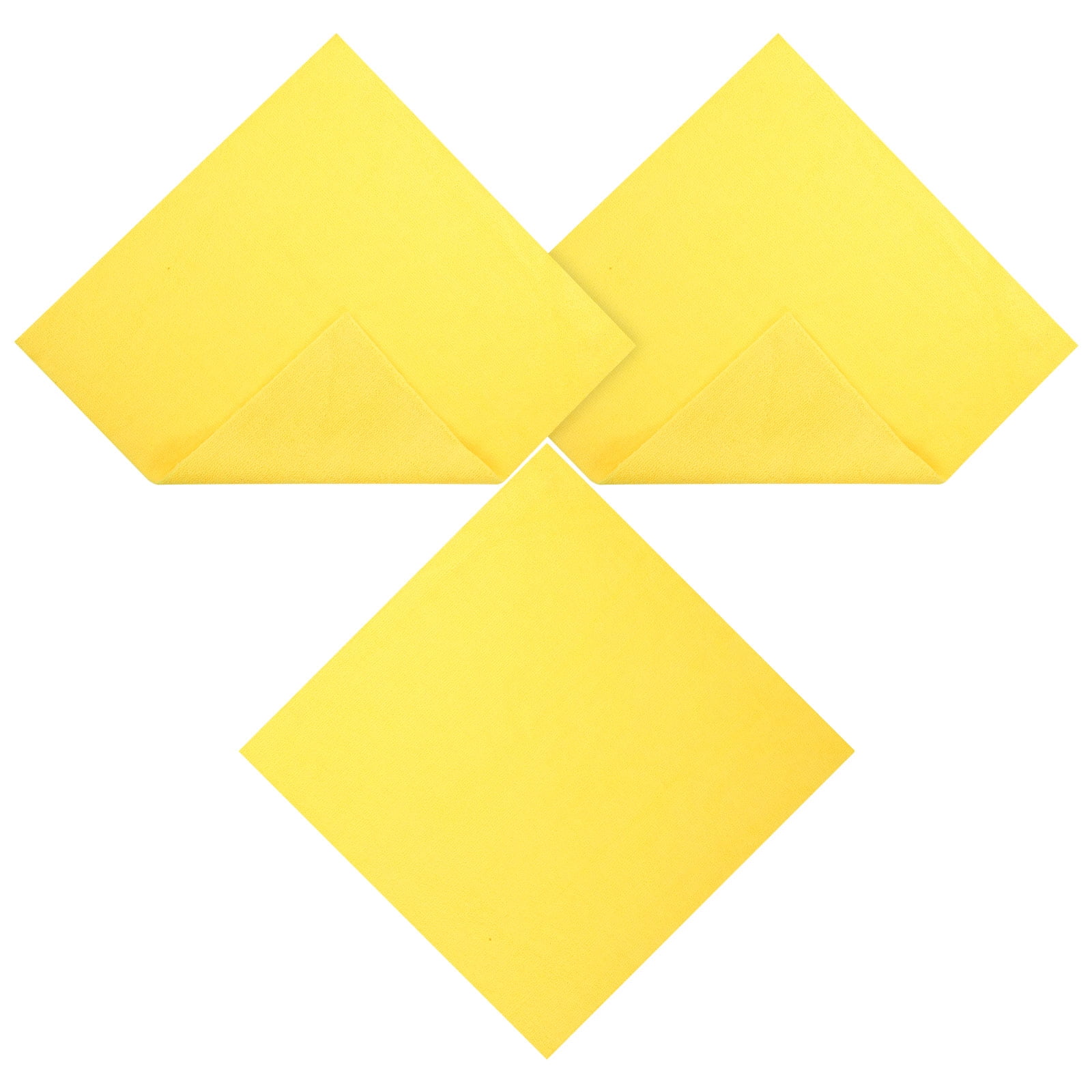 ELAYARD 3Pcs Reusable Yellow Dust Cloths for Dusting Furniture and Dish Cleaning