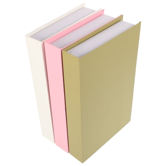ELAYARD Vintage Decorative Books Assorted Color Paper for Room Aesthetic 3Pcs