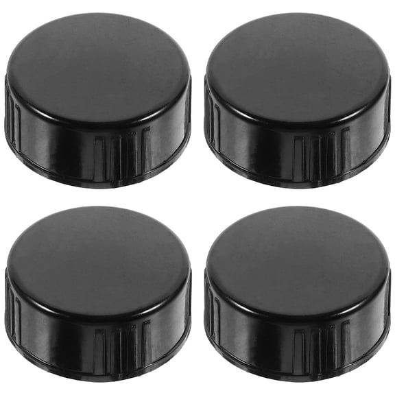 ELAYARD 4-Pack Round Screw Caps Bottle Lids for Wine Jugs and Bottles, Replacement Screw-On Caps