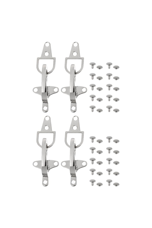 4Pairs Easy Install Alloy Buckles for Coat Belt Buckles and Backpack Straps